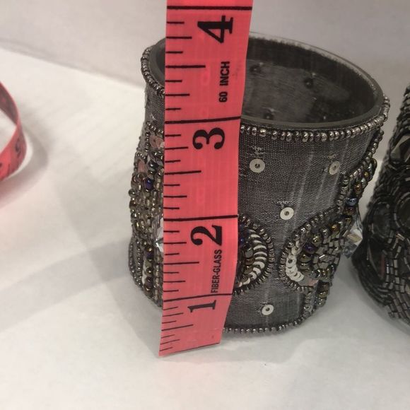 Beaded votive candle holders - Picture 6 of 8